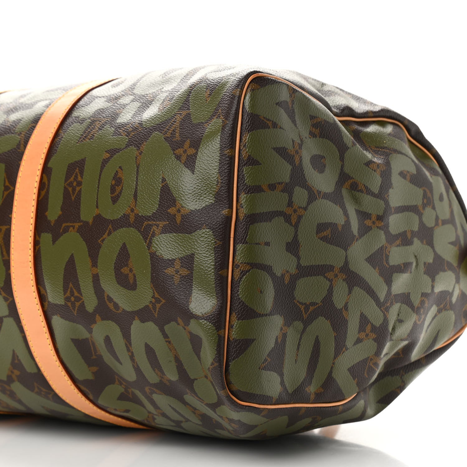 Louis Vuitton Graffiti Keepall 50 Kaki 9 of 11