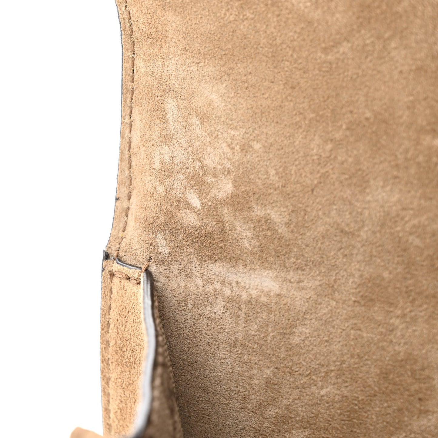 GG Supreme Monogram Suede Crystal Small Dionysus Shoulder Bag Beige Ebony Taupe
