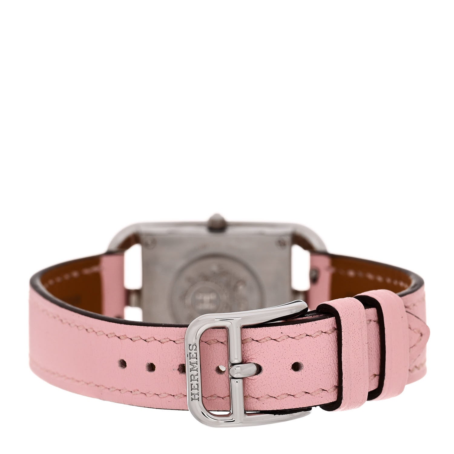 Hermes Stainless Steel Swift 23mm Cape Cod Quartz Watch Rose Sakura 3 of 5