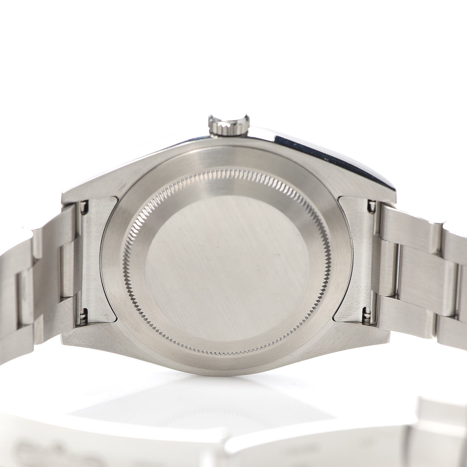 Rolex Stainless Steel 39mm Oyster Perpetual Watch Black 114300 5 of 7