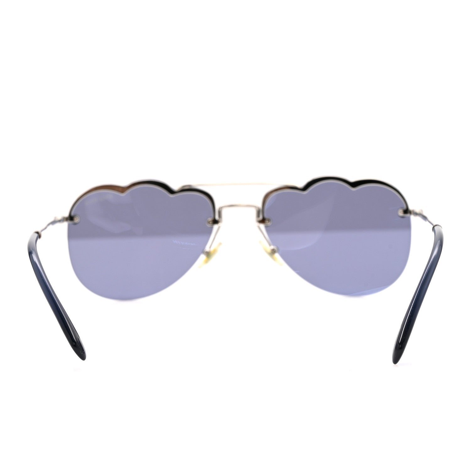 Miu Miu Metal Cloud Sunglasses SMU56U Blue 8 of 10