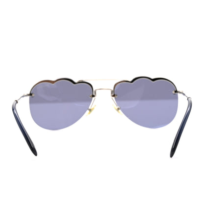 Miu Miu Metal Cloud Sunglasses SMU56U Blue 8 of 10