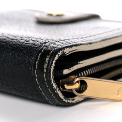 Louis Vuitton Suhali Compact Zipped Wallet Black 9 of 14