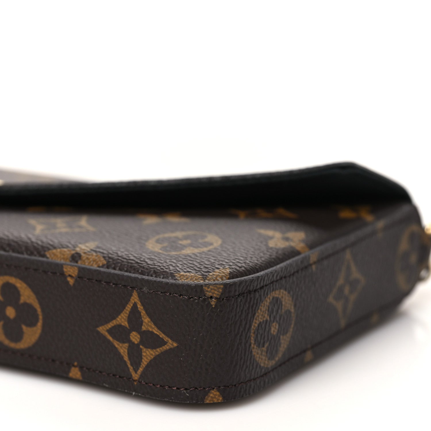 Louis Vuitton Monogram My LV World Tour Pochette Felicie Chain Wallet Black 10 of 11