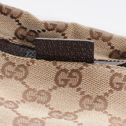 Gucci GG Monogram Web Double Pocket Belt Bag Ebony 7 of 8