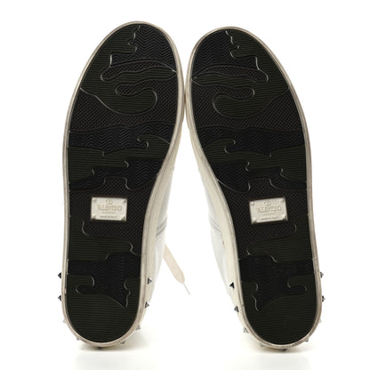 Valentino Garavani Calfskin Flycrew Sneakers 37 White 5 of 9
