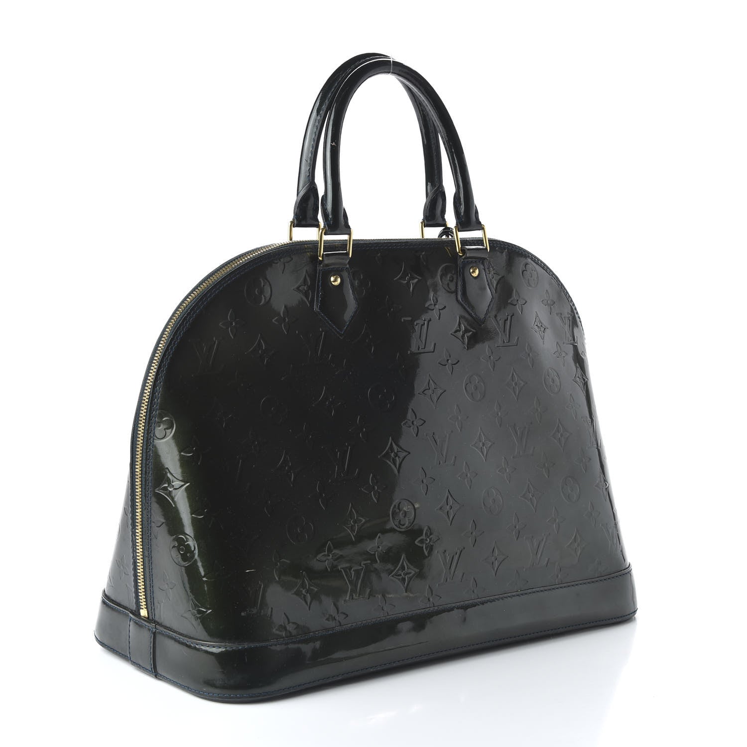 Louis Vuitton Vernis Alma GM Blue Infini 3 of 13