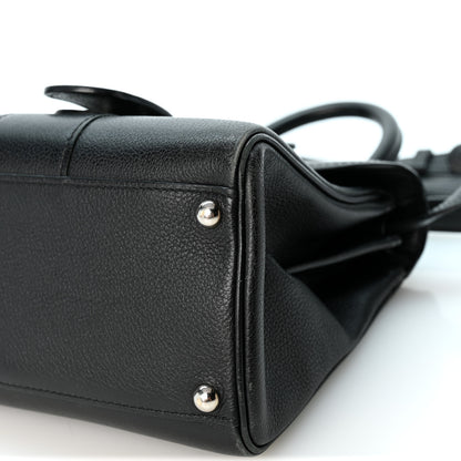 Delvaux Grained Calfskin Mini Brillant Satchel Black 10 of 10