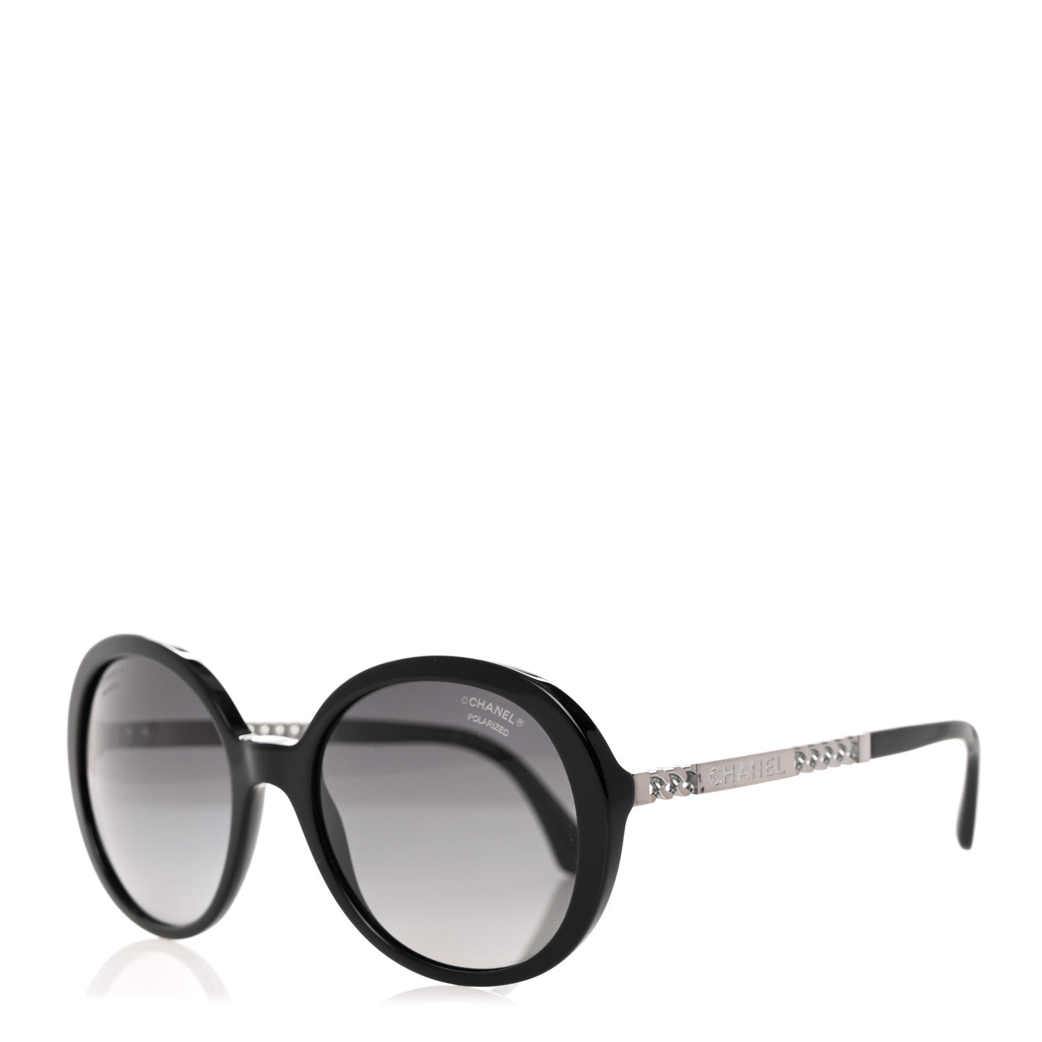 Chanel Chain Oval Summer Sunglasses 5353 Black 1 of 8