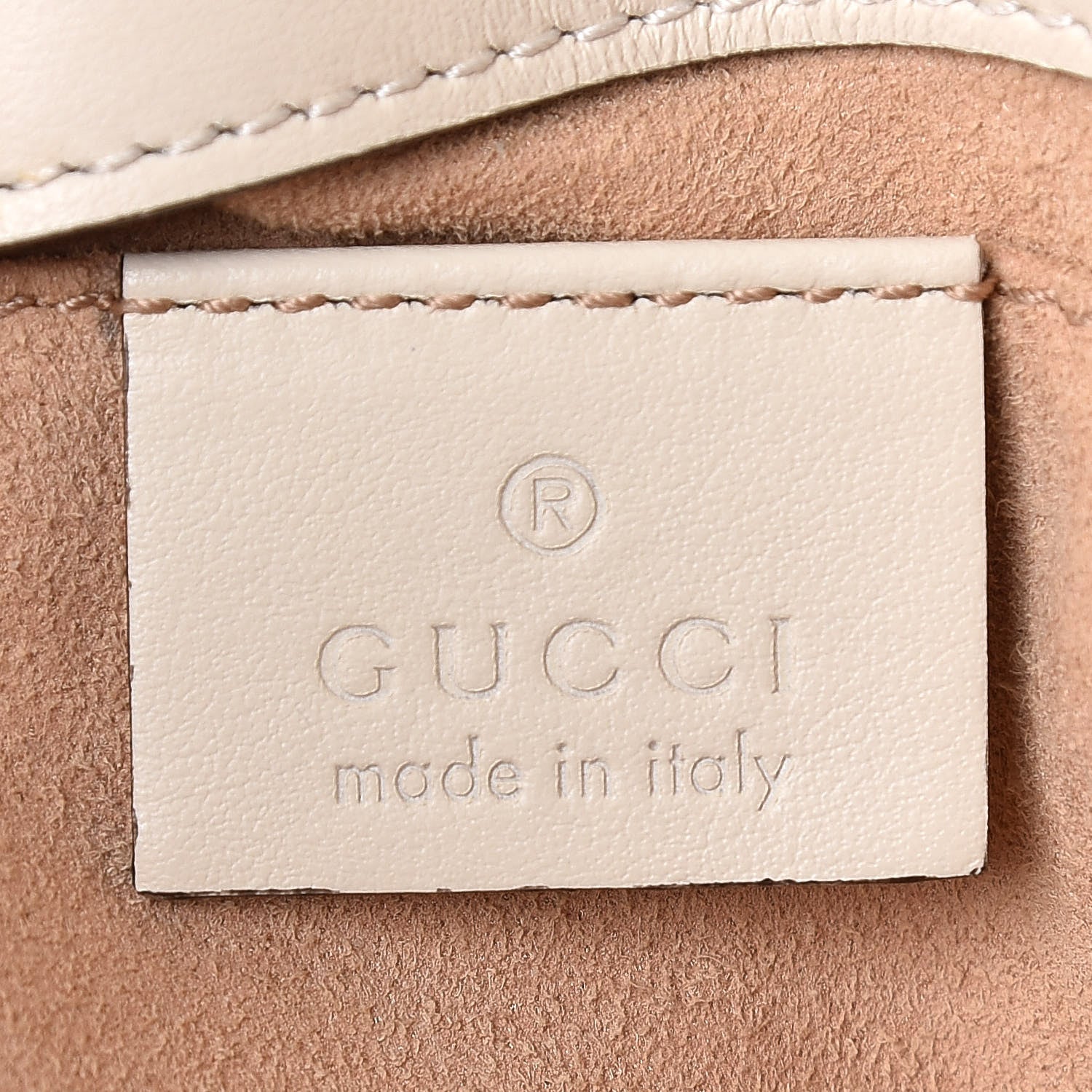 Gucci Calfskin Matelasse Mini GG Marmont Shoulder Bag White 8 of 10