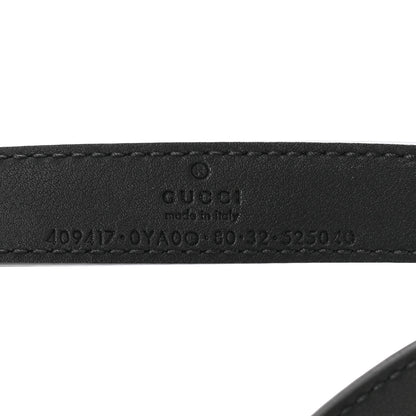 Gucci Calfskin Double G 20mm Belt 80 32 Black 5 of 6