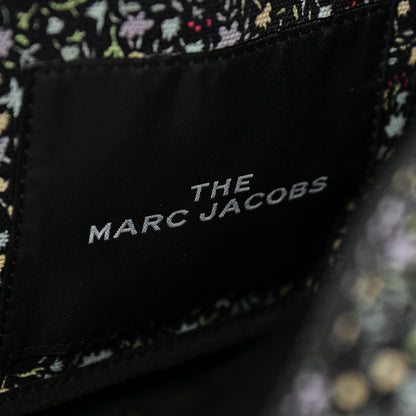 Marc Jacobs Cotton Canvas Floral Print Medium The Traveler Tote Bag Black 6 of 10