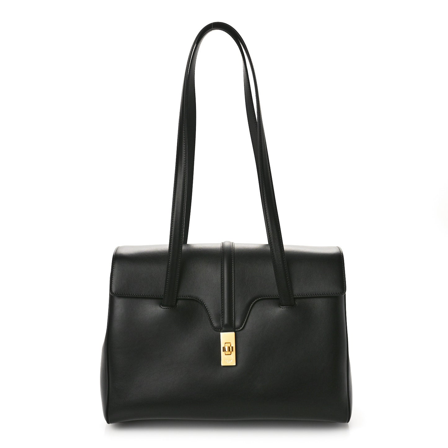 Smooth Calfskin Medium Soft 16 Bag Black
