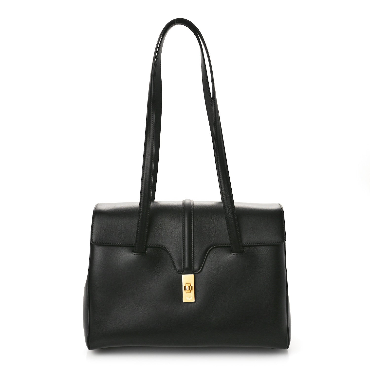Celine Smooth Calfskin Medium Soft 16 Bag Black 1 of 8