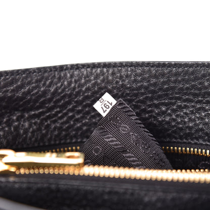 Prada Vitello Phenix Tote Black 7 of 12