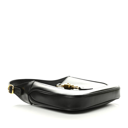 Gucci Boarded Dyana Lux Calfskin Small Jackie 1961 Hobo Black 4 of 11
