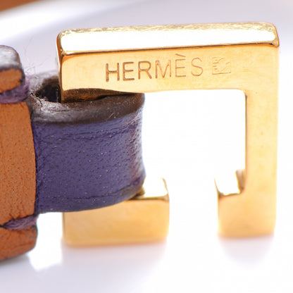 Hermes Chamonix Rivale Double Tour Bracelet XS Iris 5 of 6