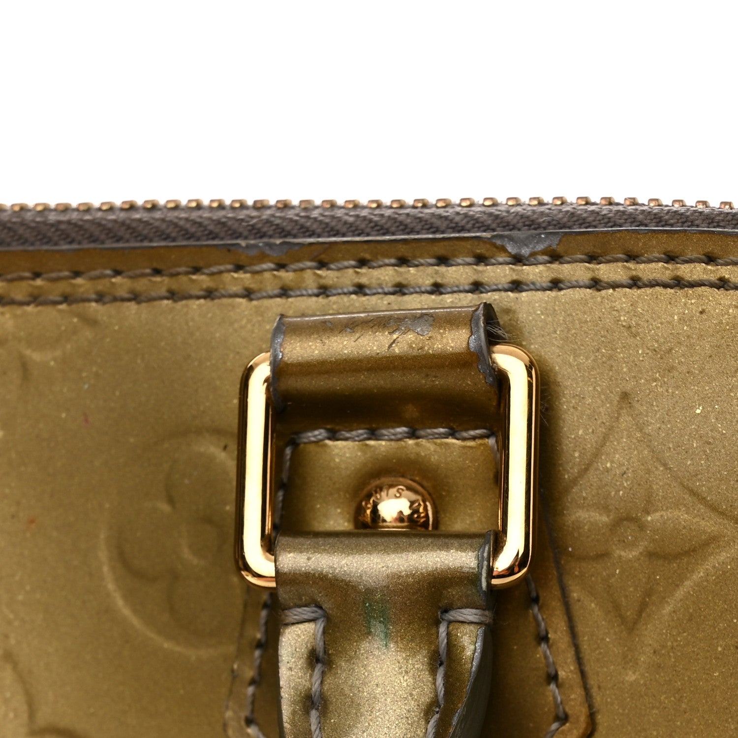 Louis Vuitton Vernis Alma GM Givre 12 of 17
