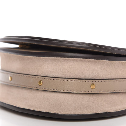 Chloe Calfskin Suede Small Nile Bracelet Bag Motty Grey 7 of 10