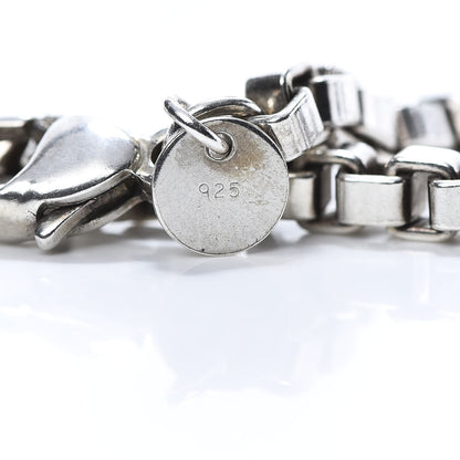 Tiffany Sterling Silver 4mm Venetian Link Bracelet 5 of 5