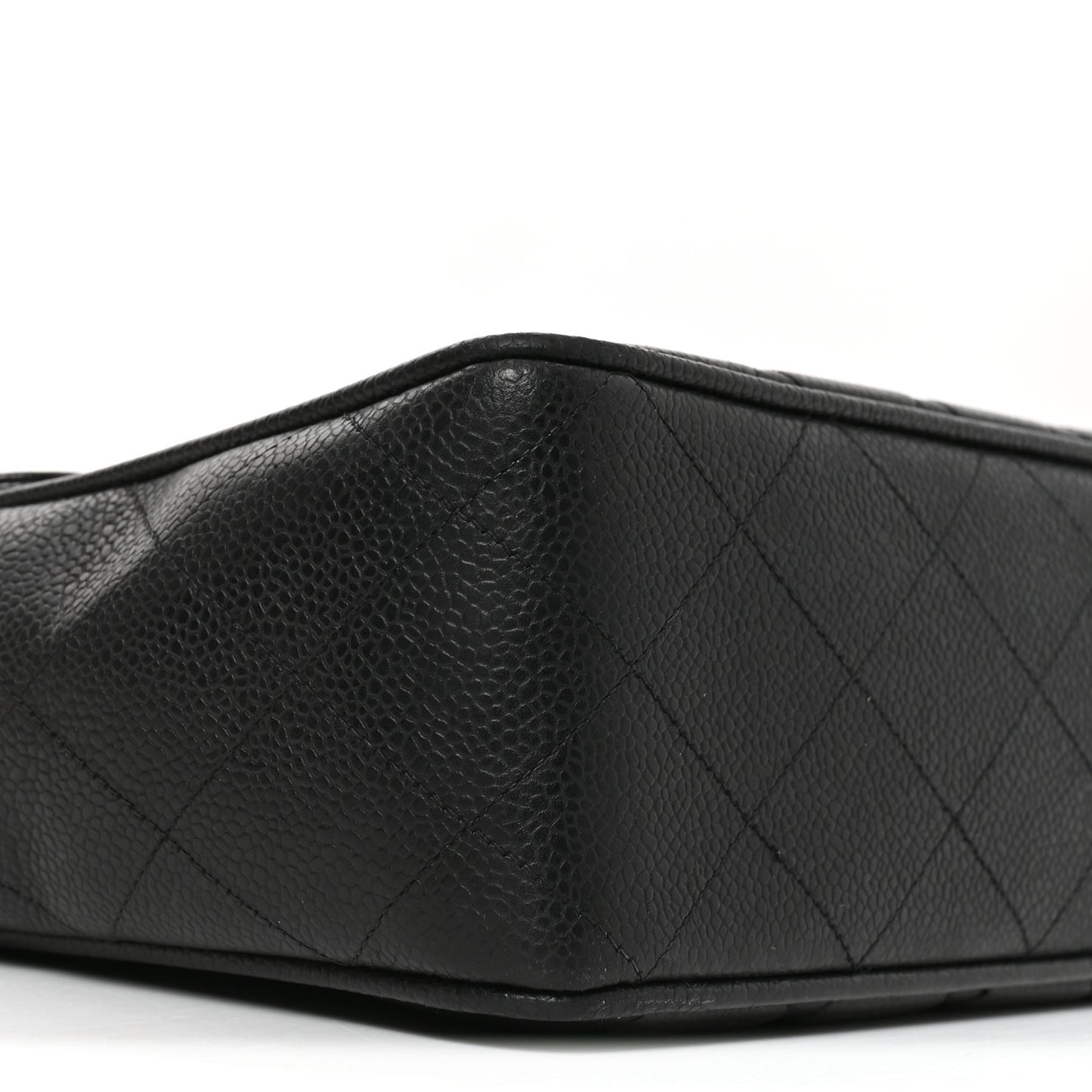 Caviar Quilted XL Jumbo Single Flap Black