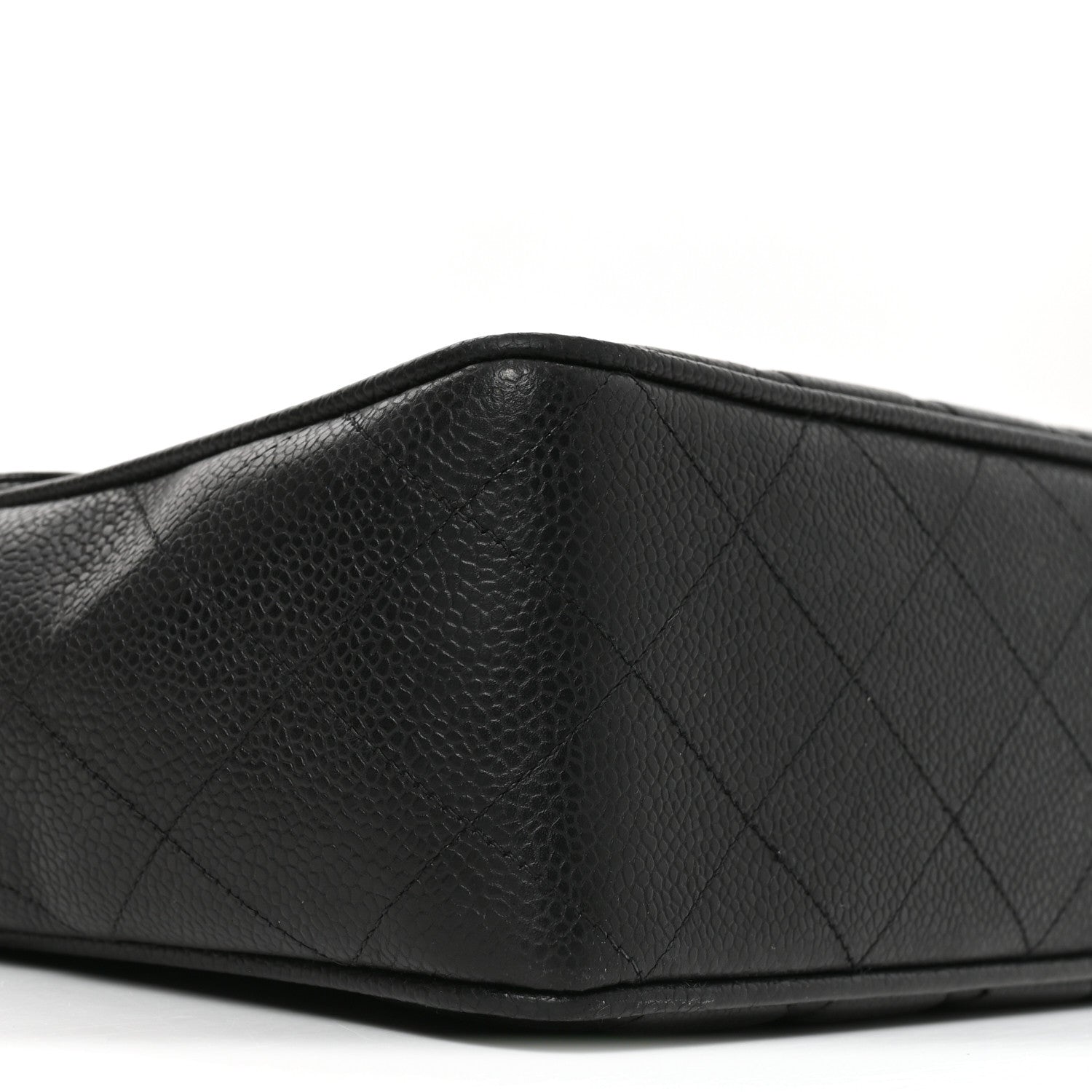 Chanel Caviar Quilted XL Jumbo Single Flap Black 8 of 10