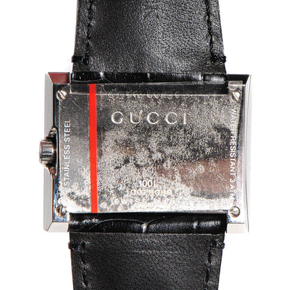 Gucci Stainless Steel Alligator Diamond Bezel Mother of Pearl 31mm 100L Quartz Watch 3 of 6