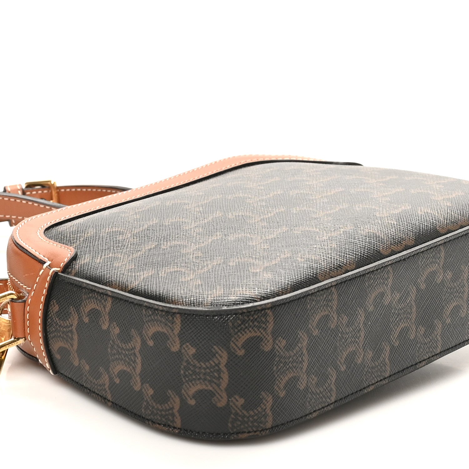 Celine Triomphe Canvas Small Camera Bag Tan 4 of 8