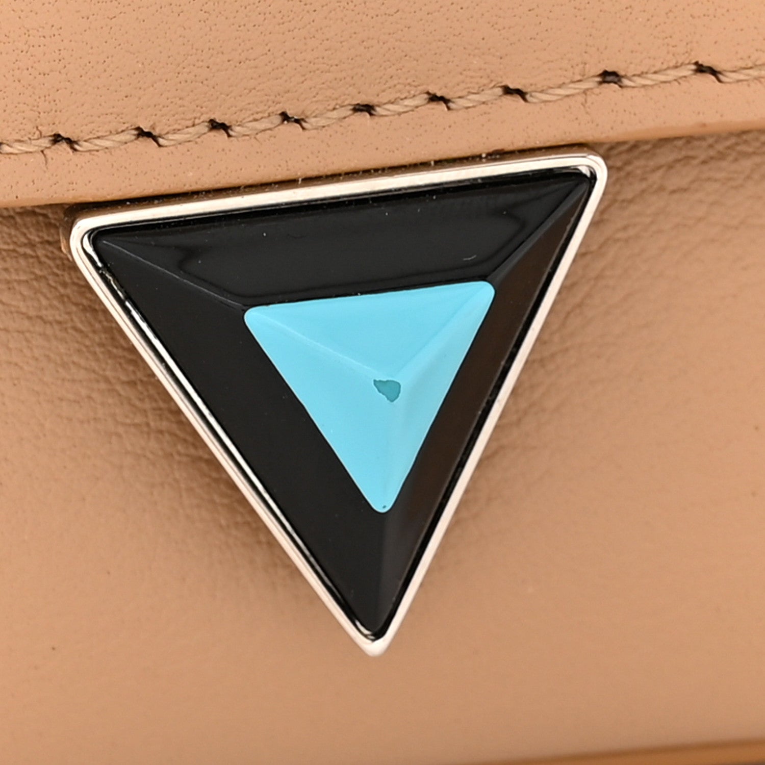 Fendi Vitello Dolce Hypnoteyes Micro Double Baguette Cuoio Bubblegum Multicolor 14 of 14