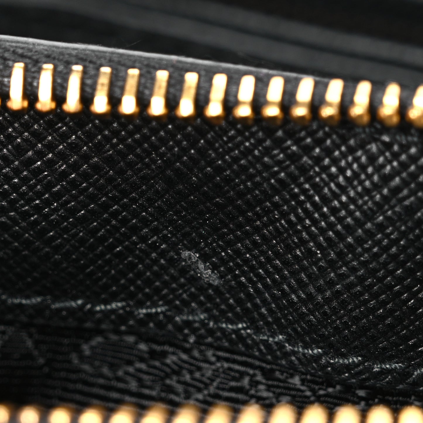 Saffiano Lux Mini Galleria Double Zip Tote Black