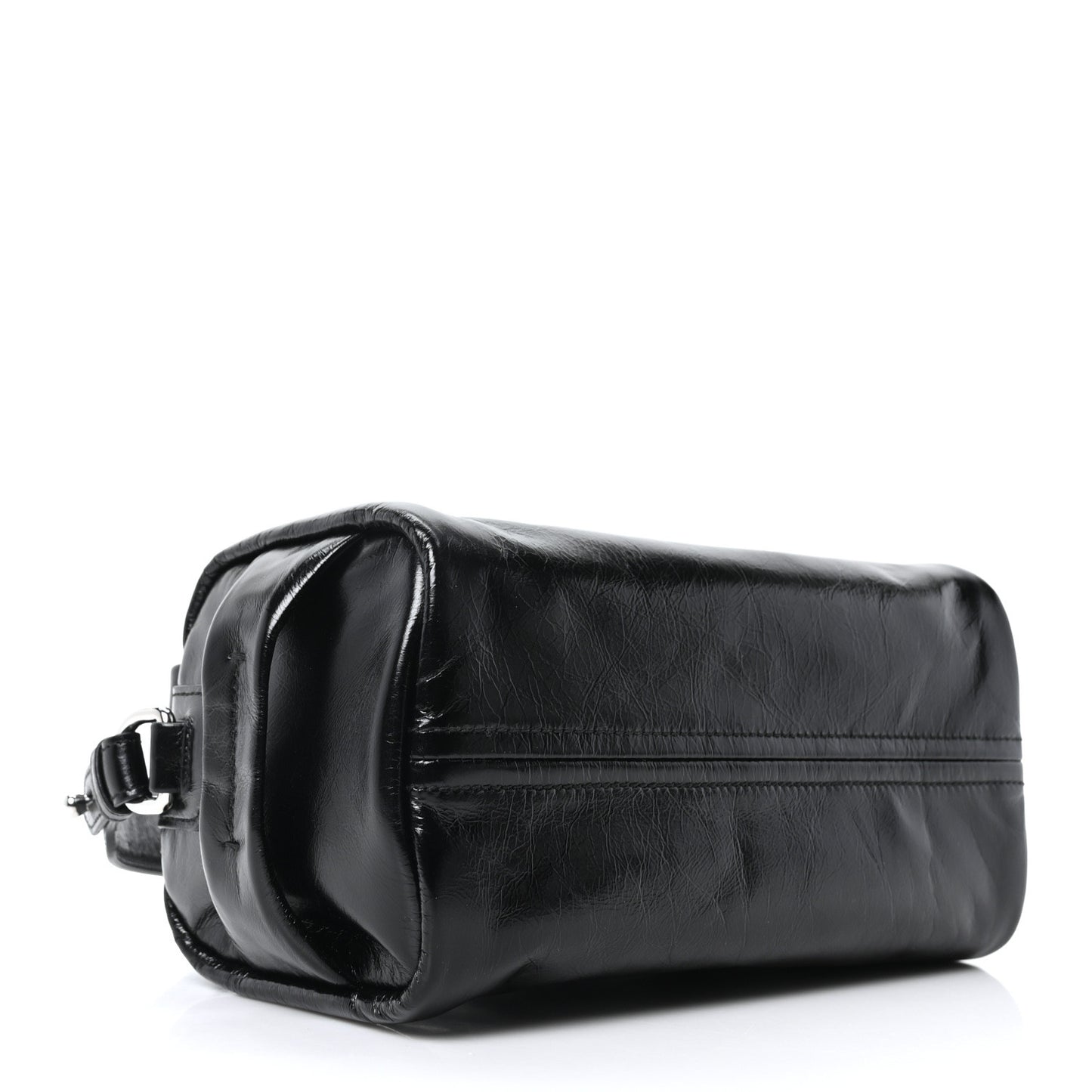 Soft Lux Calfskin Shoulder Bag Black