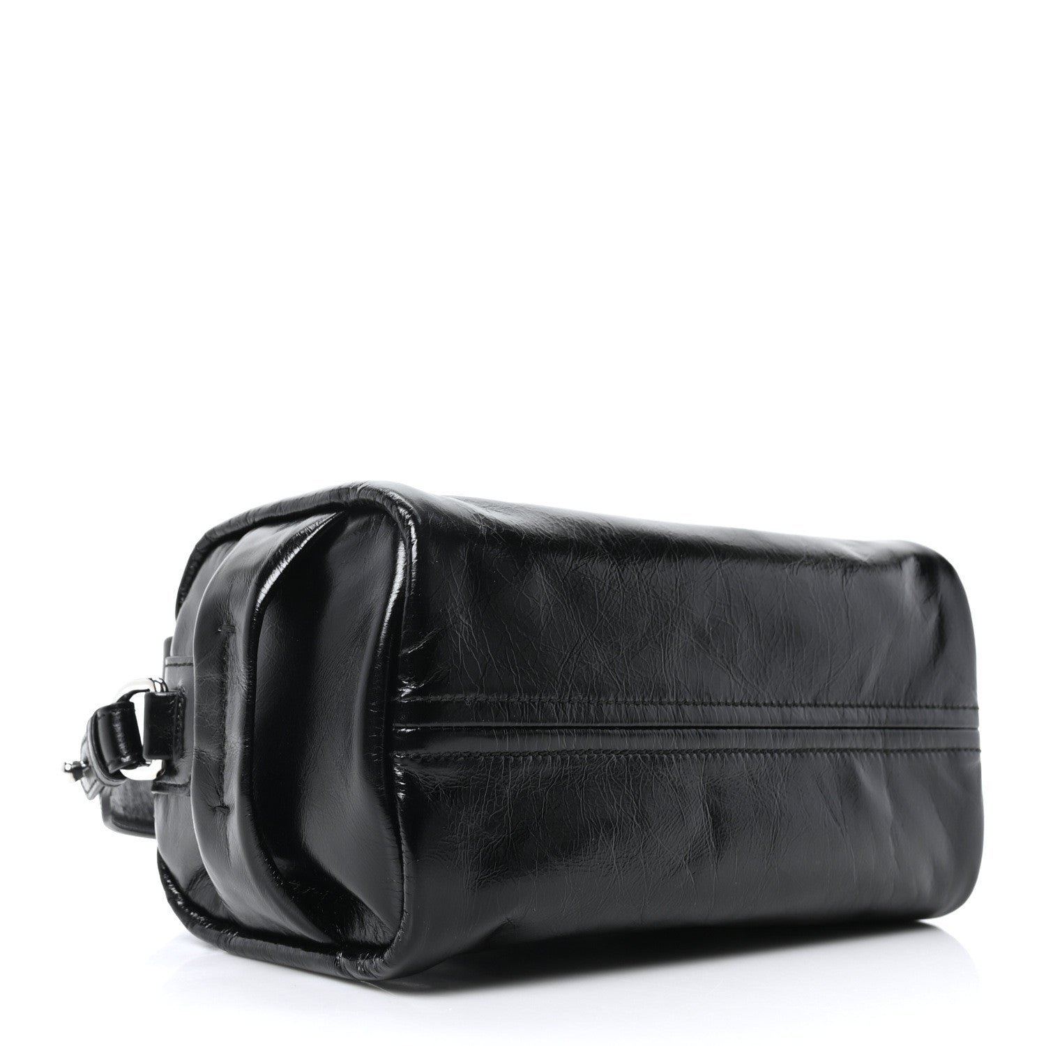 Prada Soft Lux Calfskin Shoulder Bag Black 4 of 10