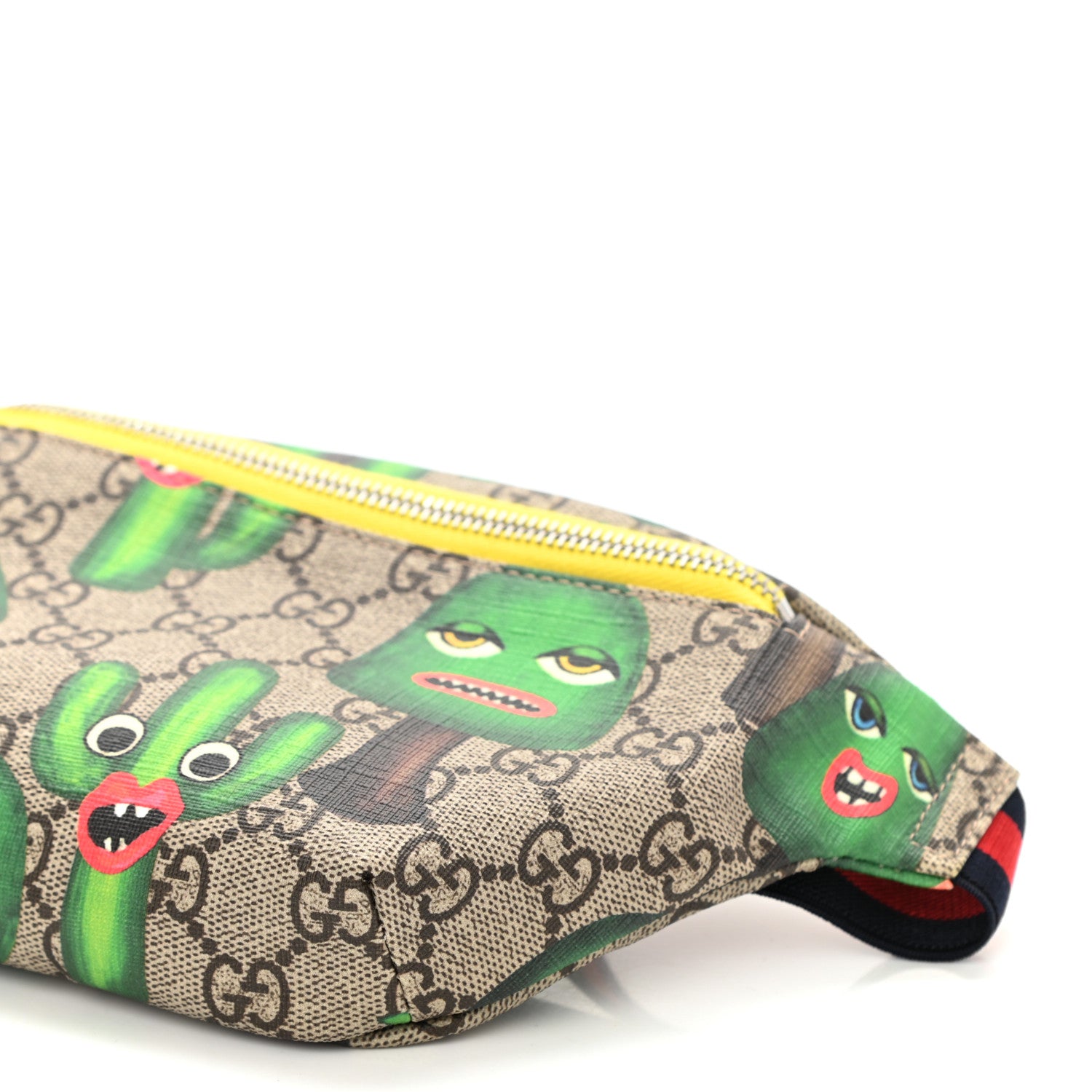 Gucci GG Supreme Monogram Smiling Plants Childrens Belt Bag Multicolor 8 of 8