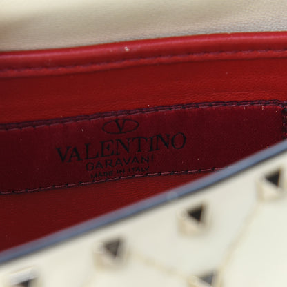 Valentino Garavani Nappa Small Rockstud Spike Shoulder Bag Light Ivory 6 of 13