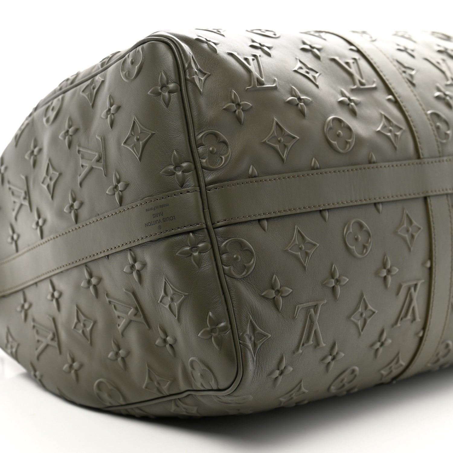 Louis Vuitton Monogram Seal Keepall Bandouliere 50 Khaki 7 of 10