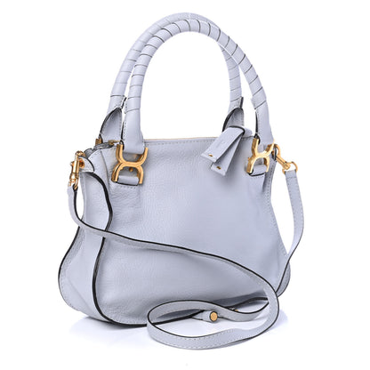 Chloe Calfskin Small Marcie Satchel Airy Grey 2 of 4