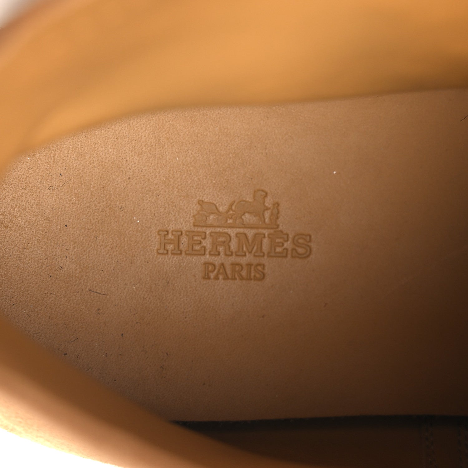 Hermes Veau Velours Mens Fortune Ankle Boots 45 Brun Fume 9 of 15