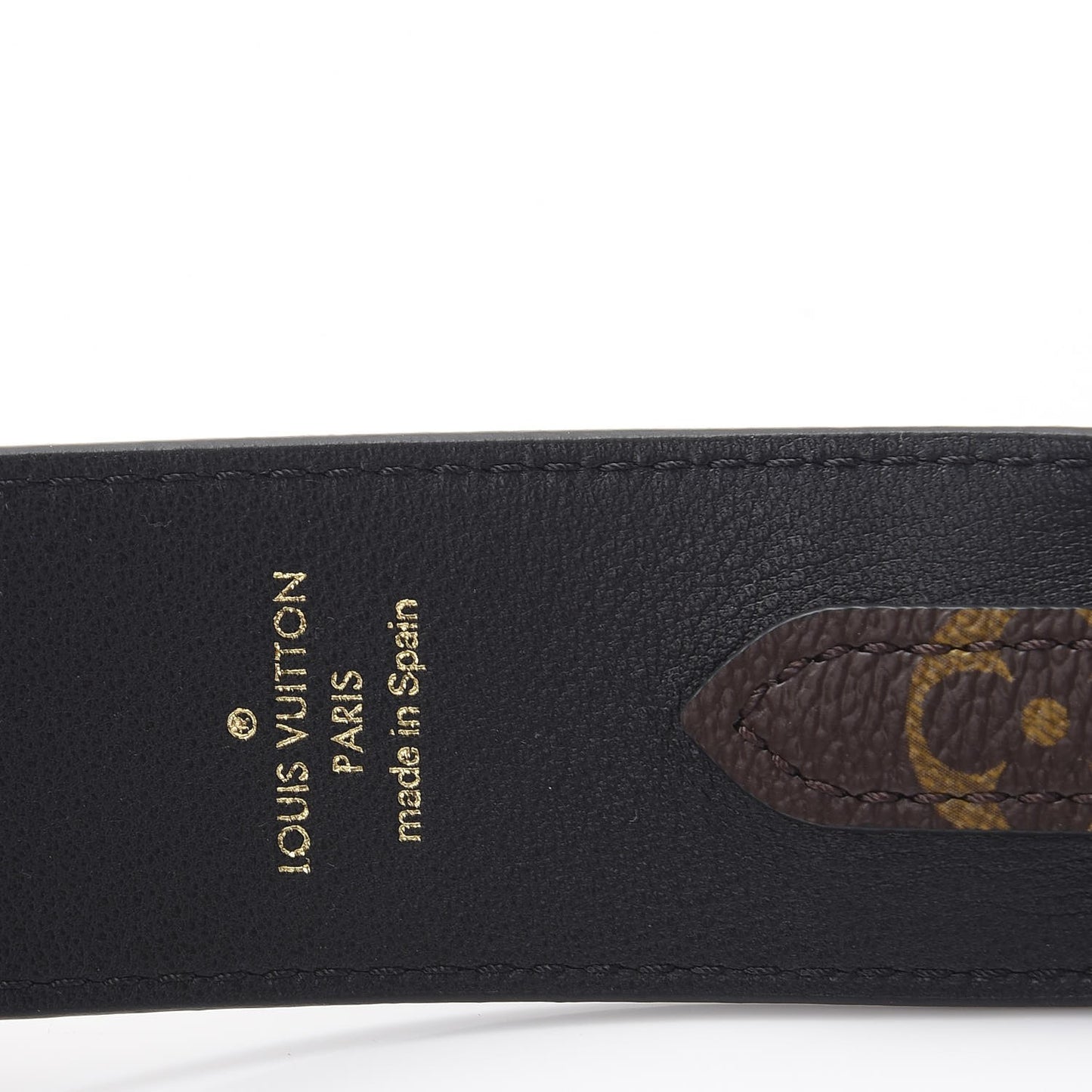 Monogram Bandouliere Shoulder Strap Black