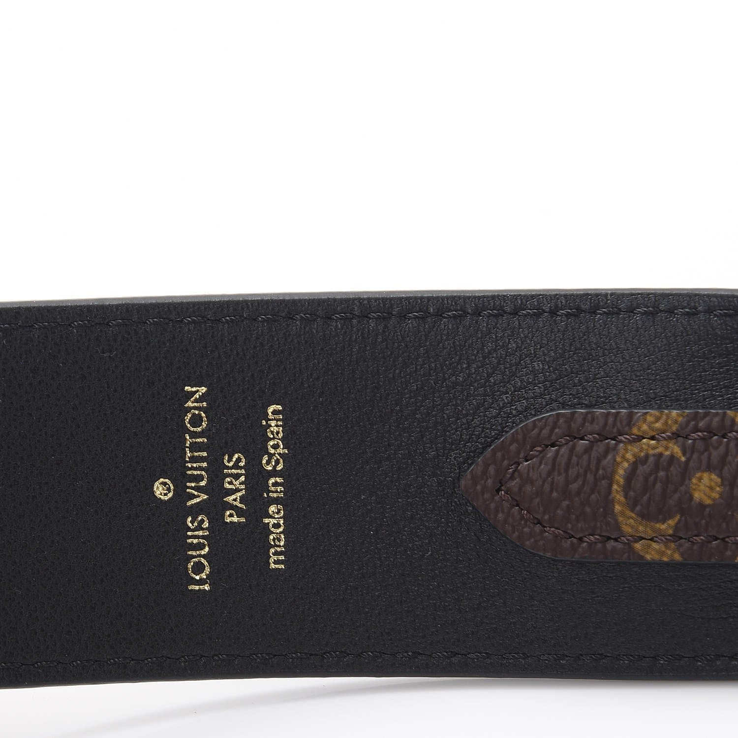 Louis Vuitton Monogram Bandouliere Shoulder Strap Black 6 of 8