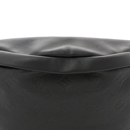Louis Vuitton Calfskin Monogram Shadow Discovery Bumbag Black 7 of 10