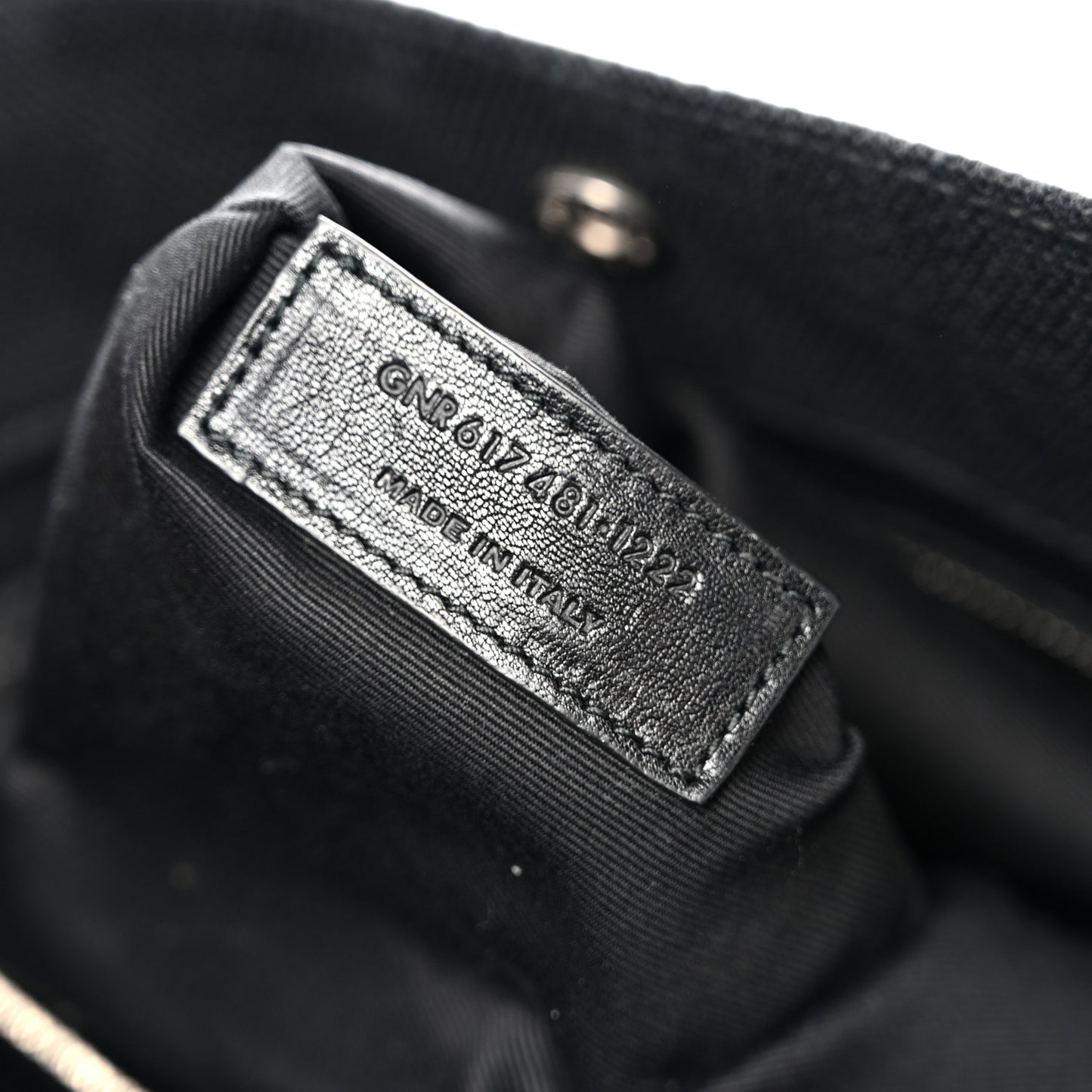 Raffia Linen Calfskin Small Rive Gauche Tote Black