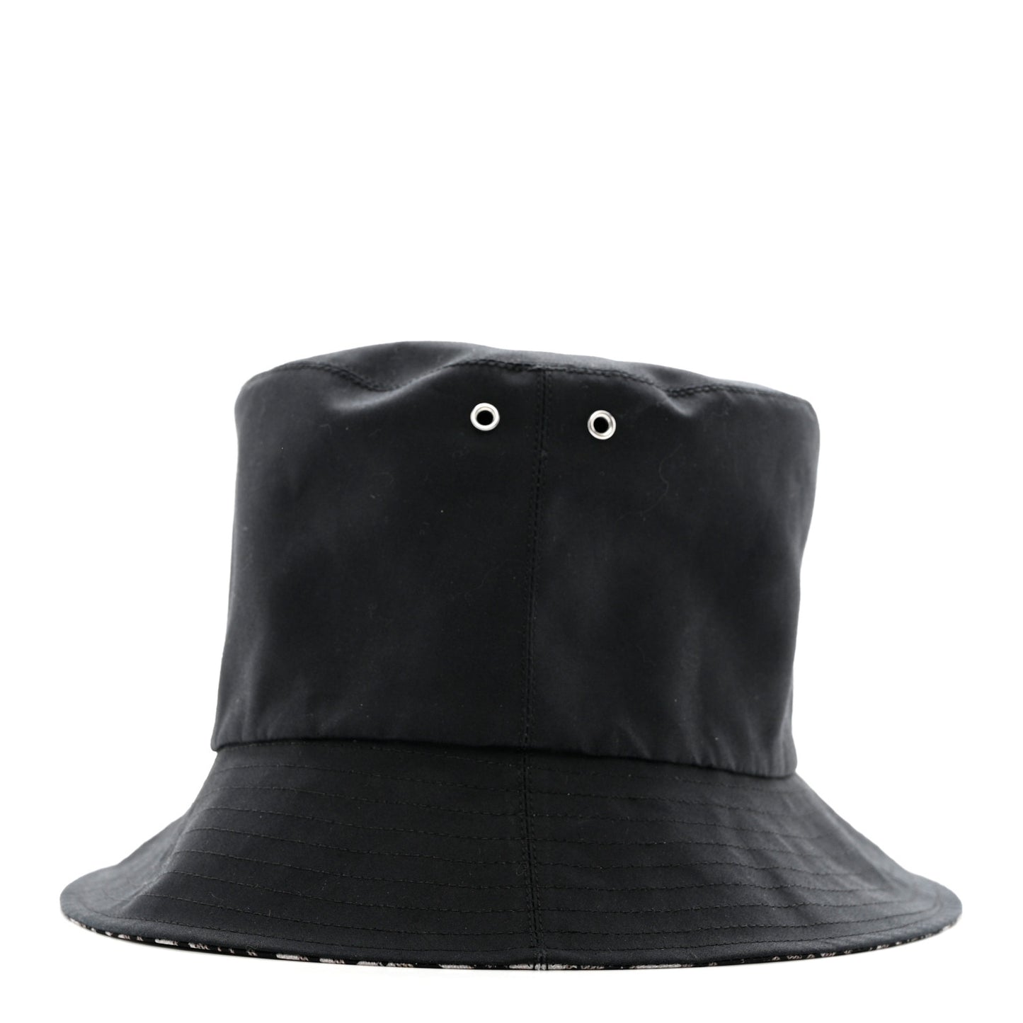 Oblique Reversible Teddy-D Brim Bucket Hat 58 Black