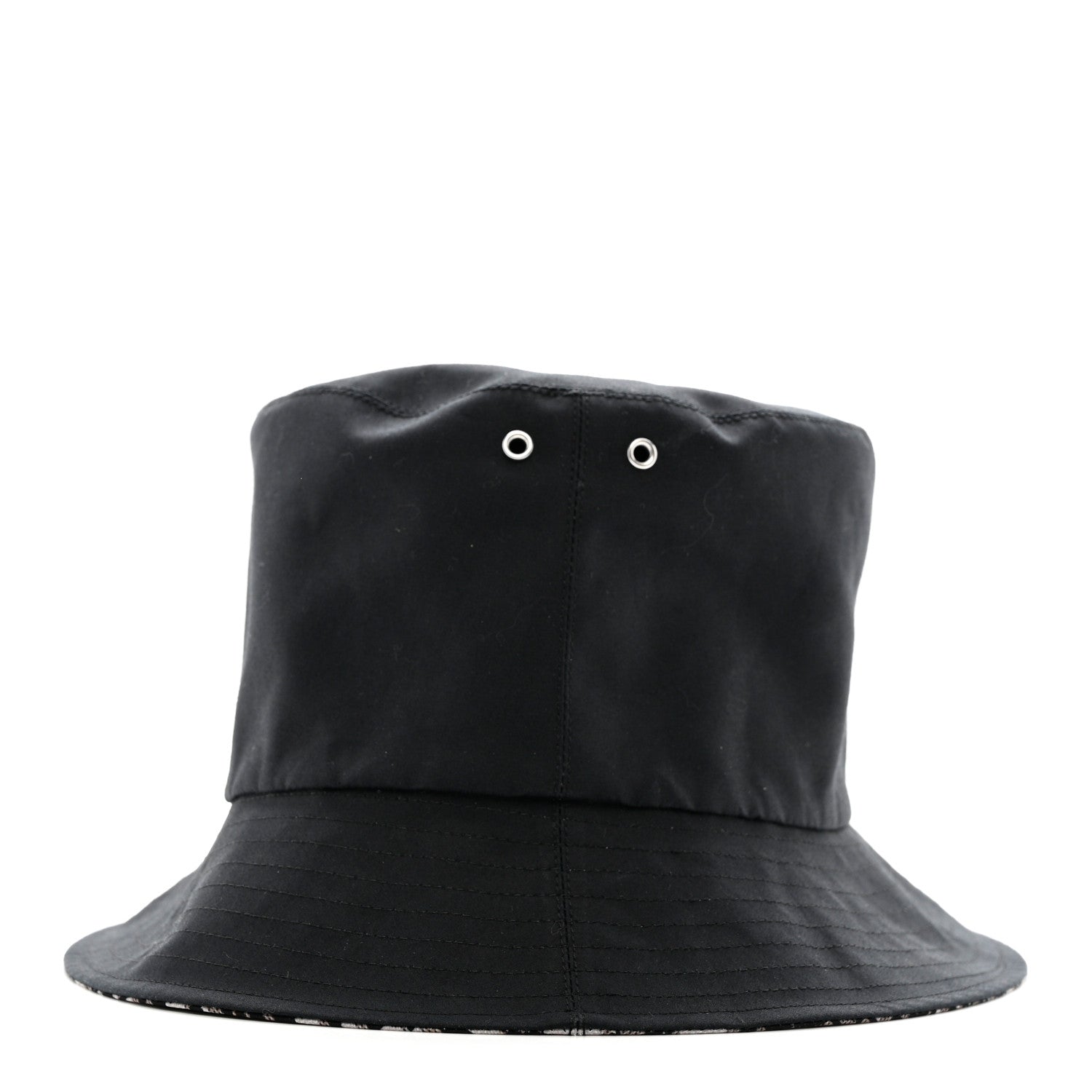Christian Dior Oblique Reversible Teddy-D Brim Bucket Hat 58 Black 6 of 16