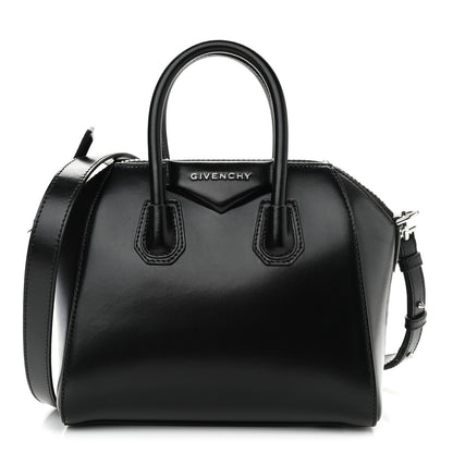 Givenchy Shiny Lord Calfskin Mini Antigona Black 1 of 9