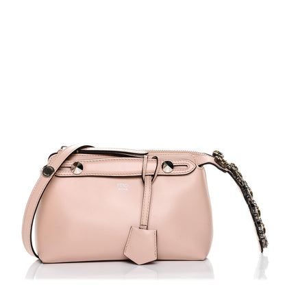 Fendi Shiny Nappa Crystal Croc Tail Mini By The Way Boston Bag Soap Smoky Quartz 1 of 7