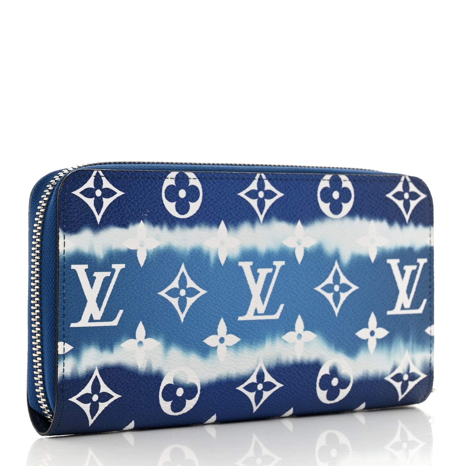 Louis Vuitton Monogram Escale Zippy Wallet Blue 3 of 6