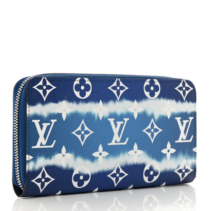 Louis Vuitton Monogram Escale Zippy Wallet Blue 3 of 6