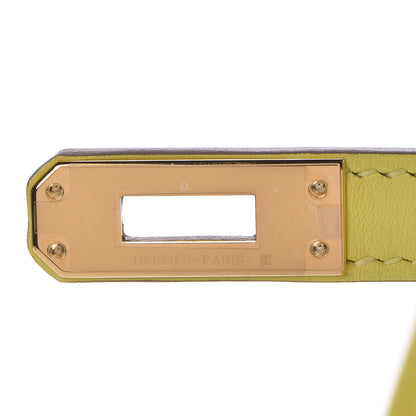 Hermes Swift Birkin 25 Lime 26 of 32