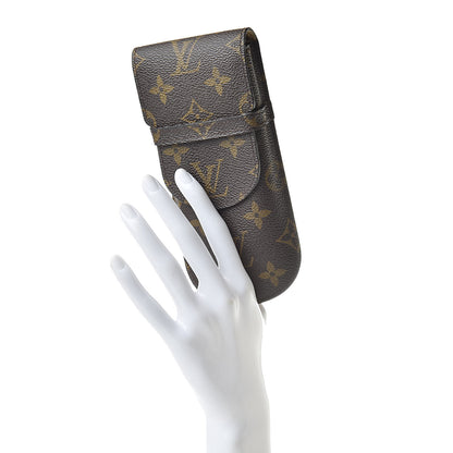 Louis Vuitton Monogram Glasses Sunglasses Case w Flap 2 of 9
