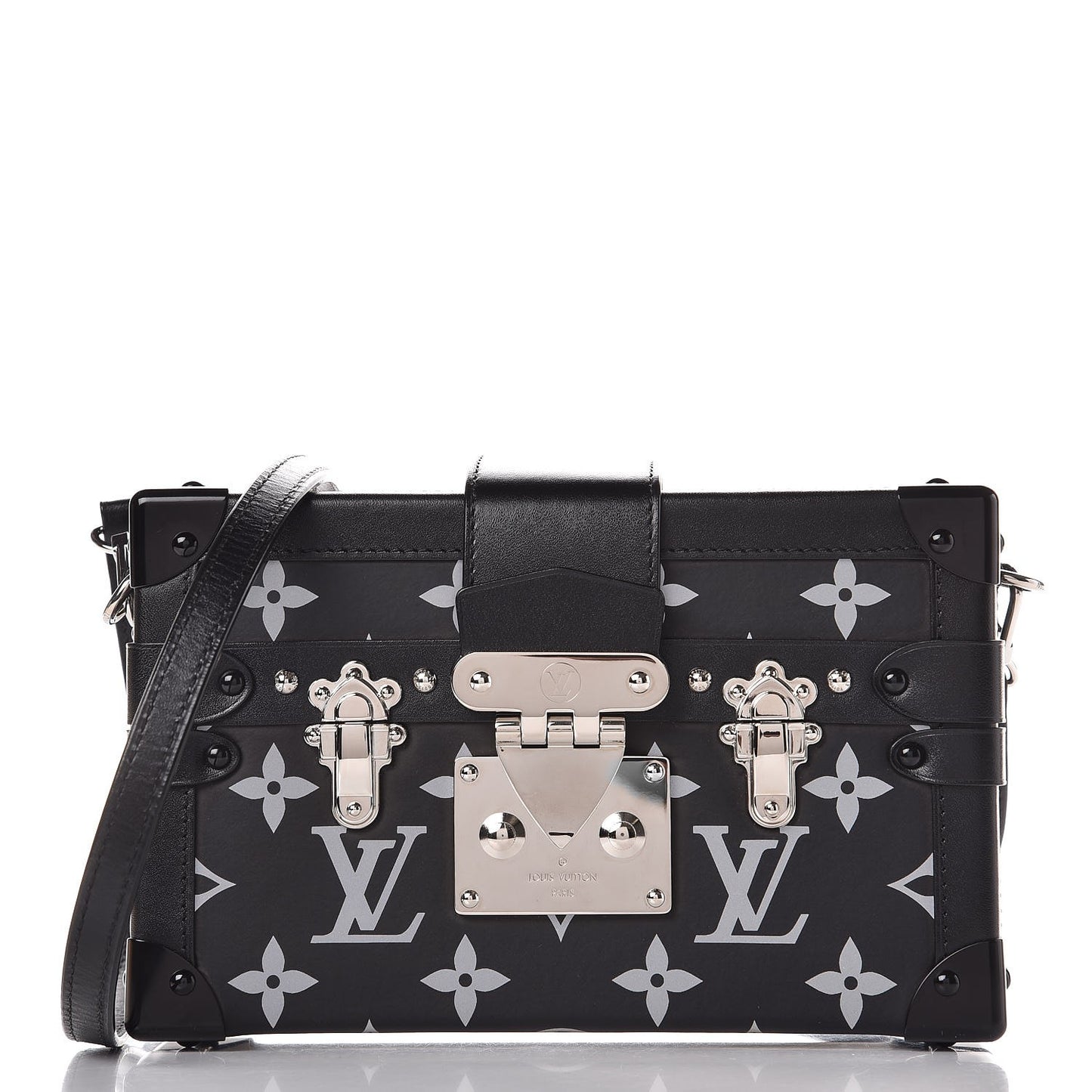 Reflective Petite Malle Black